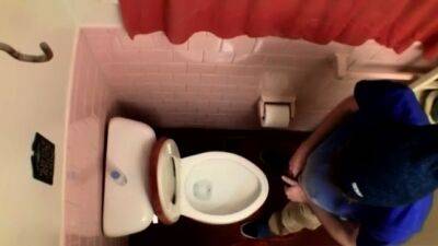 Gay feet licking pissing porn xxx Unloading In The Toilet - drtuber.com