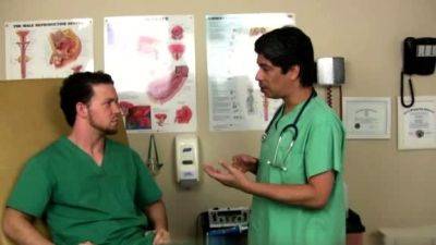 Medical gay porn male doctor jerking patient I instructed - drtuber.com