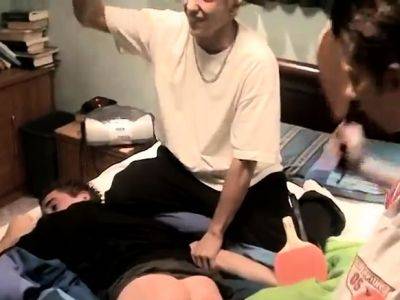 Gay boy first time getting blow job and cum filled - drtuber.com