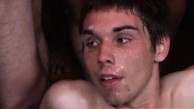 Thick creamy gay cumshot For steaming stud Landon nothing - drtuber.com