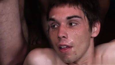 Thick creamy gay cumshot For steaming stud Landon nothing - drtuber.com