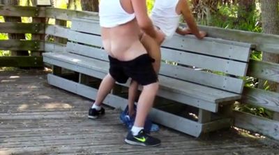 Mature Gay Couple Has Interracial Bareback Sex Outdoors - drtuber.com